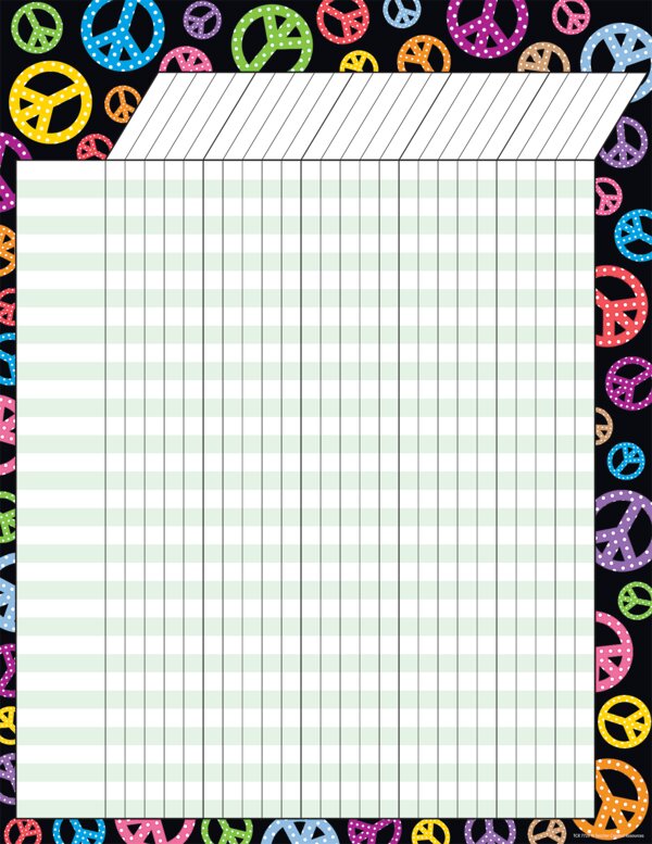 TCR7726 Peace Signs Incentive Chart Image