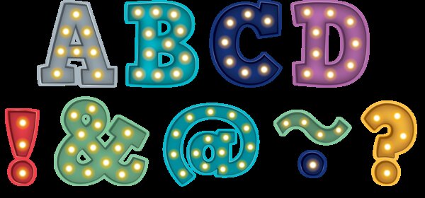 TCR77300 Marquee Bold Block 2" Magnetic Letters Image