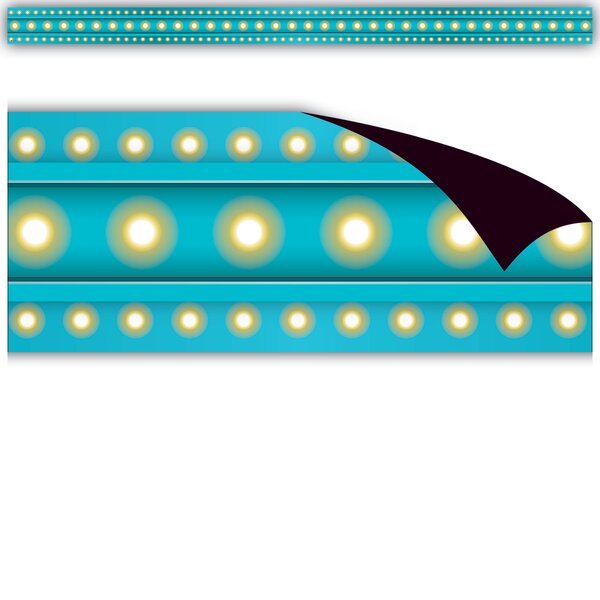 TCR77304 Light Blue Marquee Magnetic Border Image