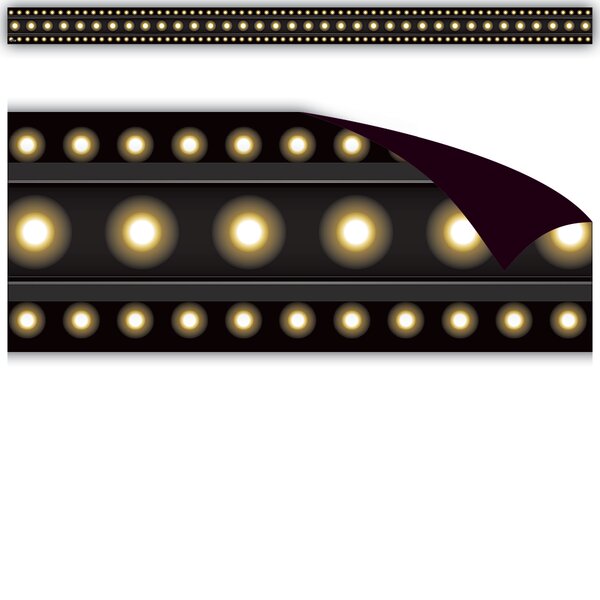 TCR77305 Black Marquee Magnetic Border Image