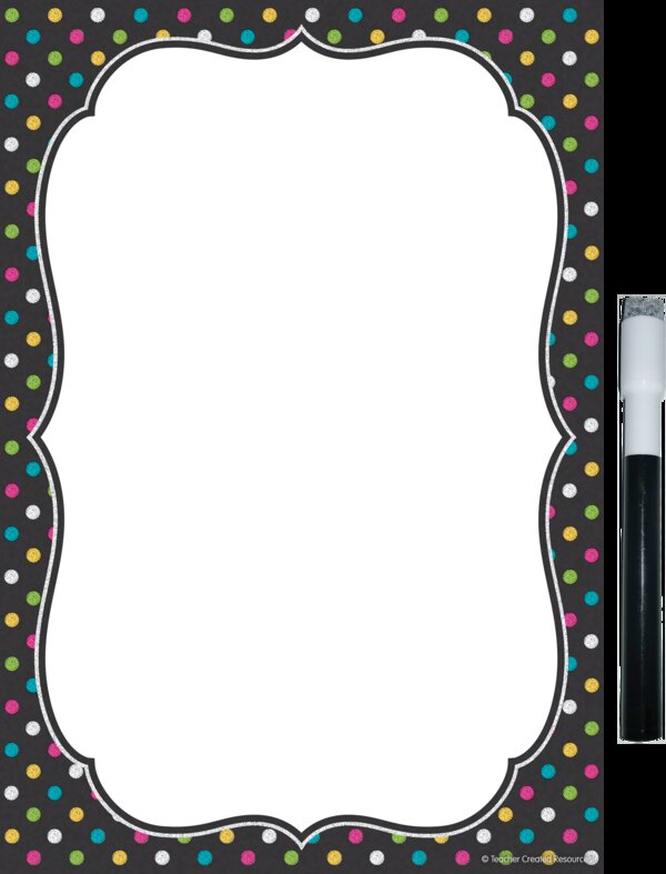 TCR77345 Clingy Thingies Chalkboard Brights Small Note Sheet Image