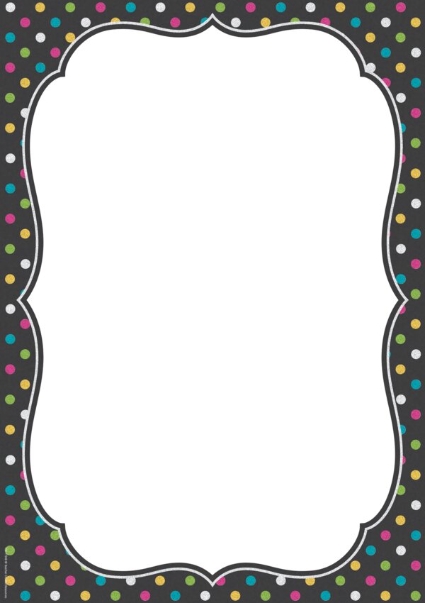 TCR77348 Clingy Thingies Chalkboard Brights Large Note Sheet Image