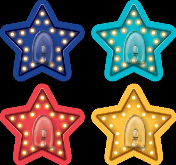 TCR77355 Clingy Thingies Marquee Stars Hooks Image