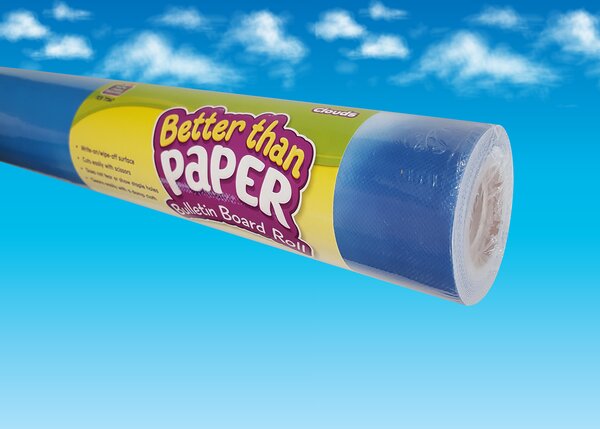 TCR77367 Clouds Better Than Paper Bulletin Board Roll Image