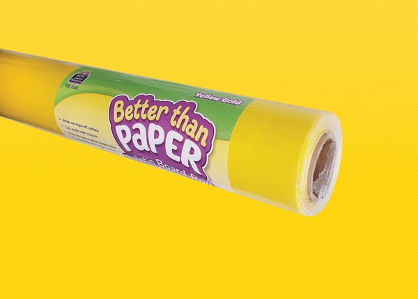 TCR77369 Yellow Gold Better Than Paper Bulletin Board Roll Image