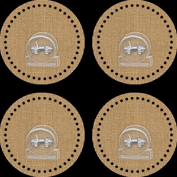 TCR77375 Clingy Thingies Burlap Clips Image