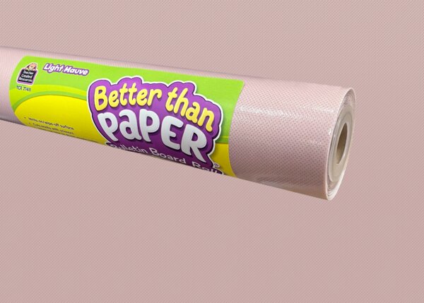 TCR77411 Light Mauve Better Than Paper Bulletin Board Roll Image