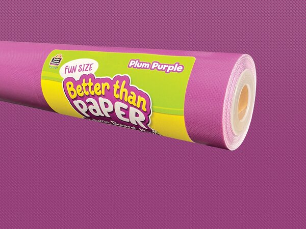 TCR77417 Fun Size Plum Purple  Better Than Paper Bulletin Board Roll Image