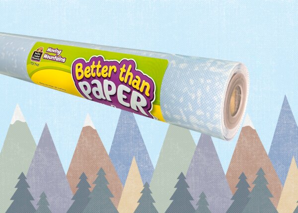 TCR77421 Moving Mountains Better Than Paper Bulletin Board Roll Image