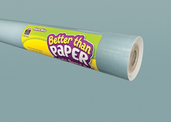 TCR77434 Stone Blue Better Than Paper Bulletin Board Roll Image