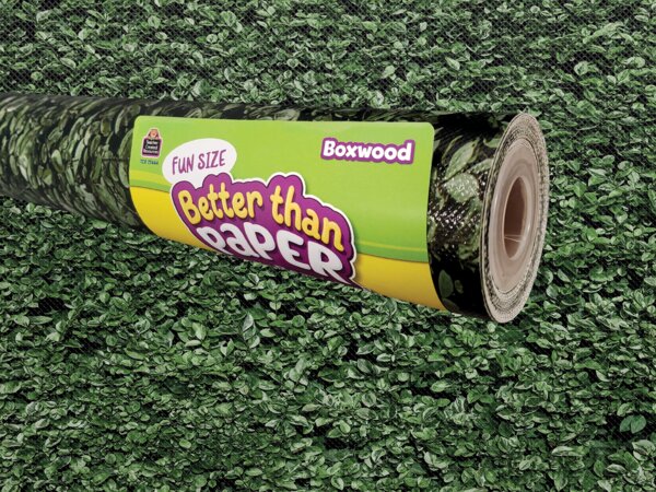 TCR77444 Fun Size Boxwood Better Than Paper Bulletin Board Roll Image