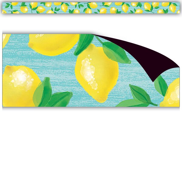 TCR77455 Lemon Zest Magnetic Border Image