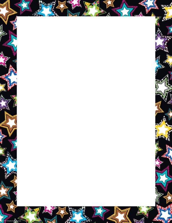 TCR7746 Fancy Stars Blank Chart Image