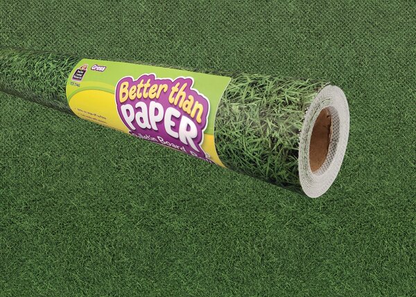 TCR77463 Grass Better Than Paper Bulletin Board Roll Image