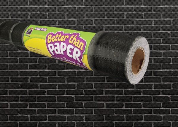 TCR77466 Black Brick Better Than Paper Bulletin Board Roll Image