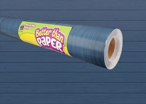 TCR77489 Admiral Blue Wood Better Than Paper Bulletin Board Roll Image