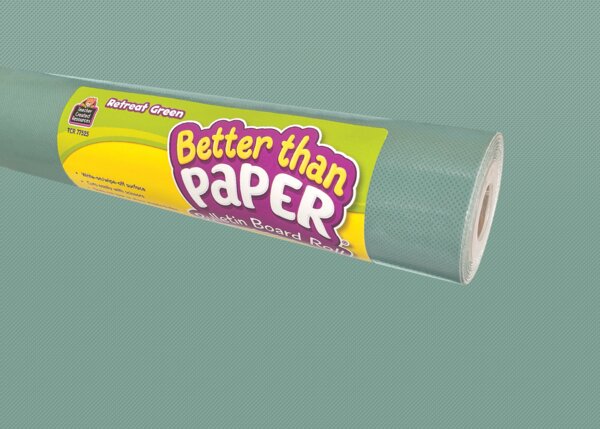 TCR77525 Retreat Green Better Than Paper Bulletin Board Roll Image