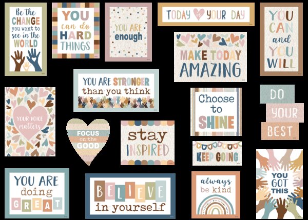 TCR77590 Everyone is Welcome Magnetic Positive Sayings Image