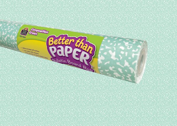TCR77624 Composition Green Better Than Paper Bulletin Board Roll Image