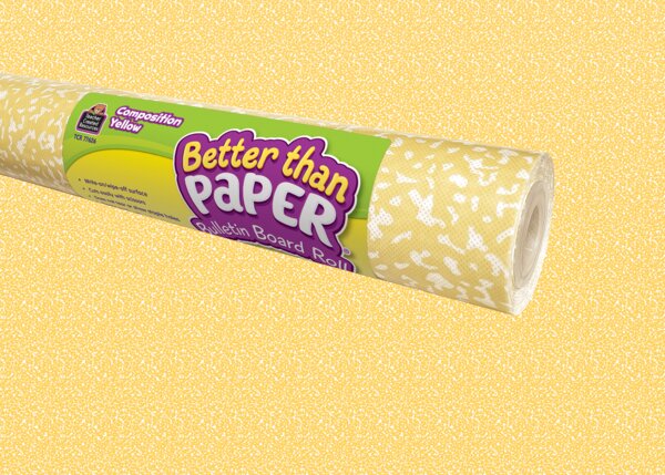 TCR77626 Composition Yellow Better Than Paper Bulletin Board Roll Image