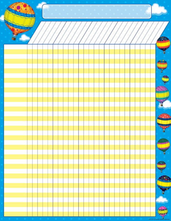 TCR7772 Hot Air Balloons Incentive Chart Image
