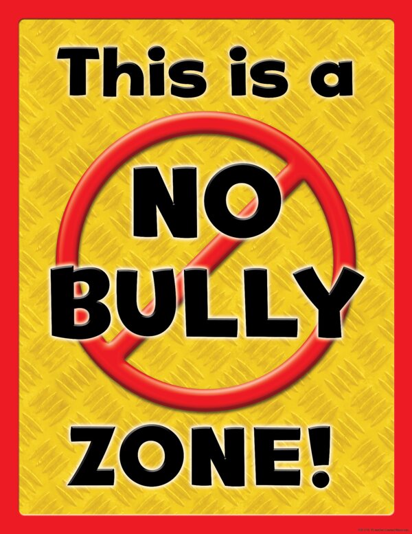 TCR7776 This is a No Bully Zone Chart Image