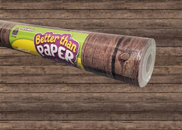 TCR77885 Dark Wood Better Than Paper Bulletin Board Roll Image