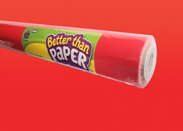 TCR77886 Red Better Than Paper Bulletin Board Roll Image