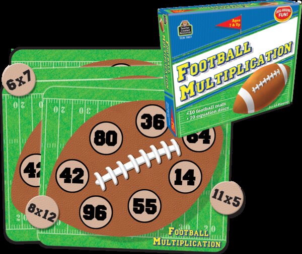 TCR7807 Football Multiplication Game Image