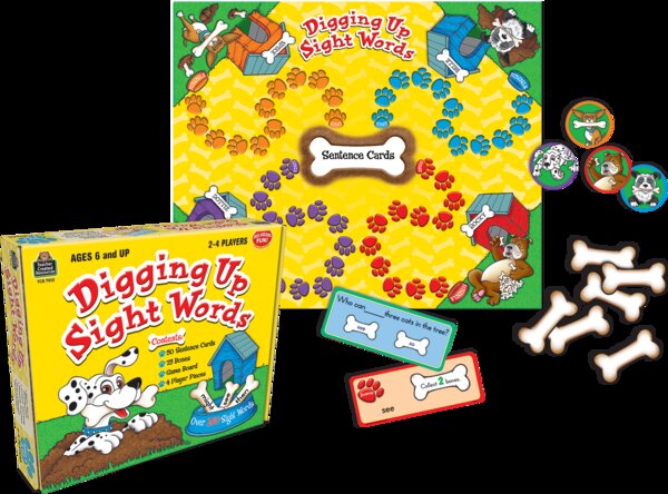 TCR7812 Digging Up Sight Words Game Image