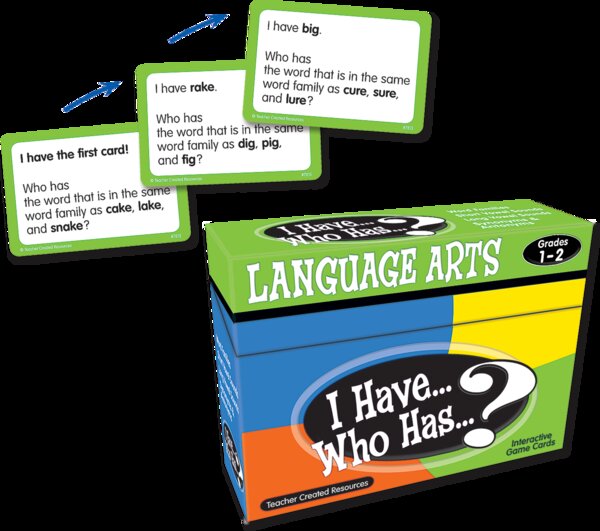 TCR7815 I Have, Who Has Language Arts Game Grade 1-2 Image