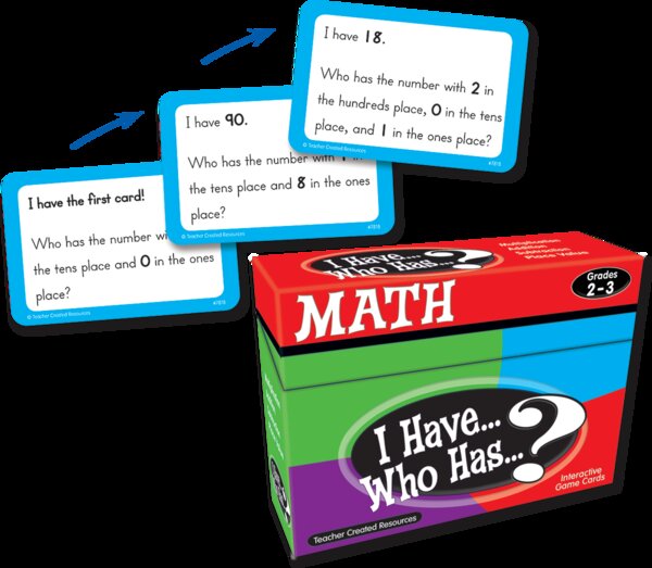 TCR7818 I Have, Who Has Math Game Grade 2-3 Image