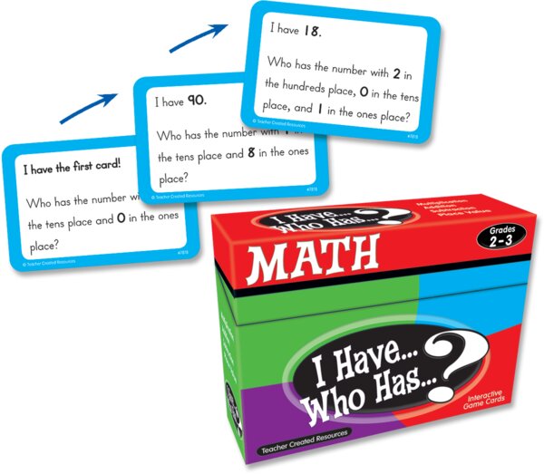 I Have Math I Have, Who Has Math Game Grade 2-3 - TCR7818 | Teacher Created Resources
