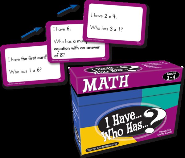 I Have, Who Has Math Game Grade 3-4 - TCR7819 | Teacher Created Resources