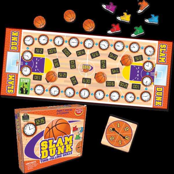 TCR7820 Slam Dunk: Time-Telling Skills Game Image