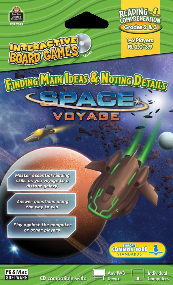 TCR7845 Space Voyage Computer Game CD Grade 2-3 Image
