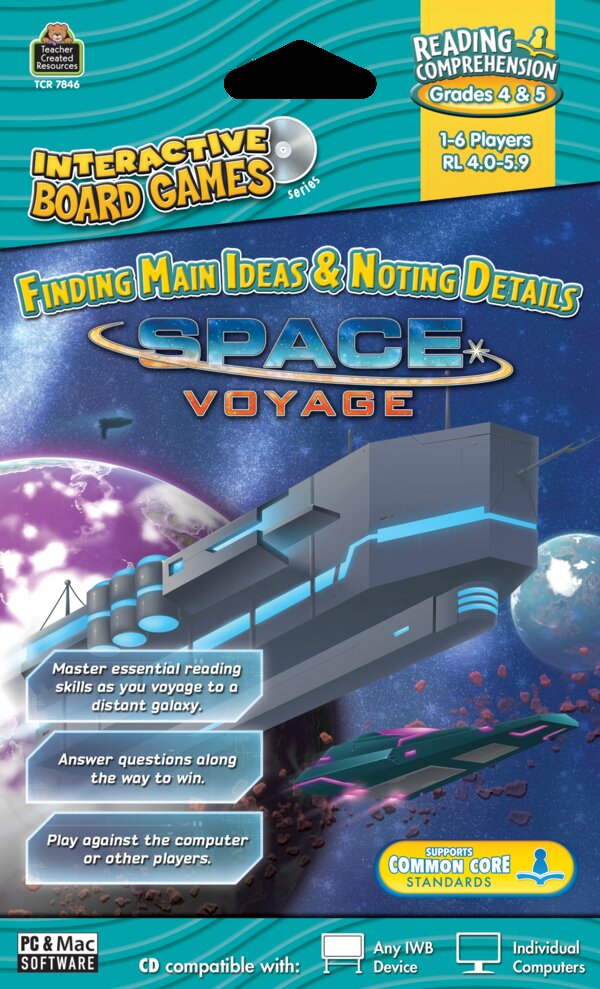 TCR7846 Space Voyage Computer Game CD Grade 4-5 Image