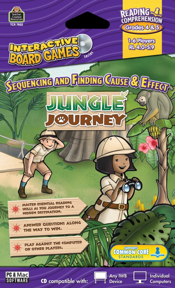 TCR7852 Jungle Journey Computer Game CD Grade 4-5 Image