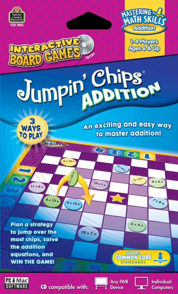 TCR7853 Jumpin Chips Computer Game: Addition Image