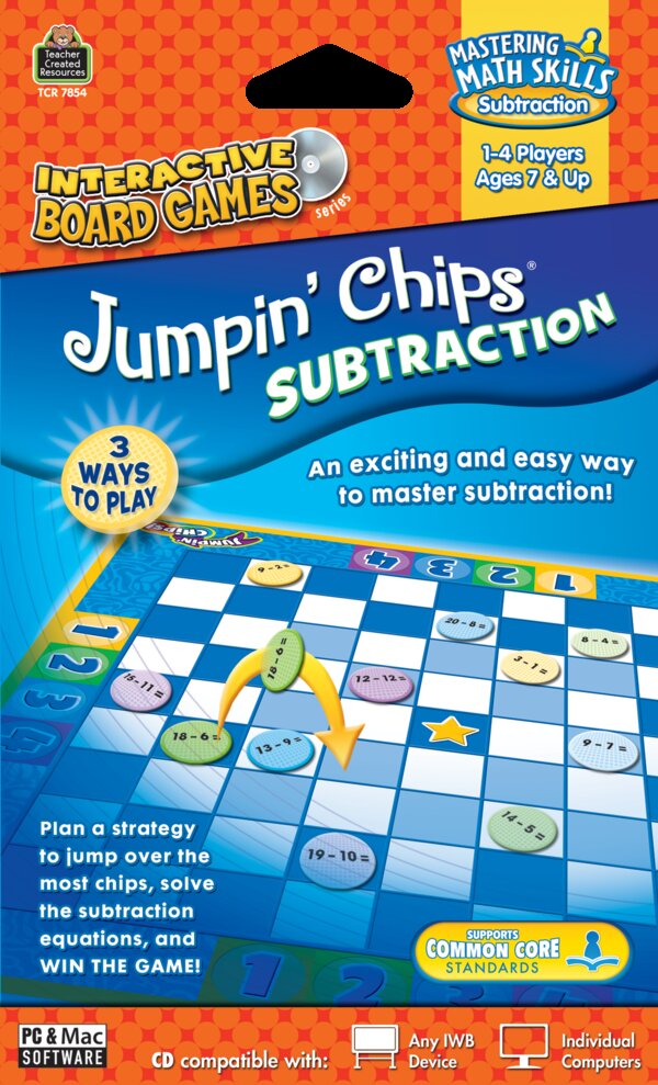TCR7854 Jumpin Chips Computer Game: Subtraction Image