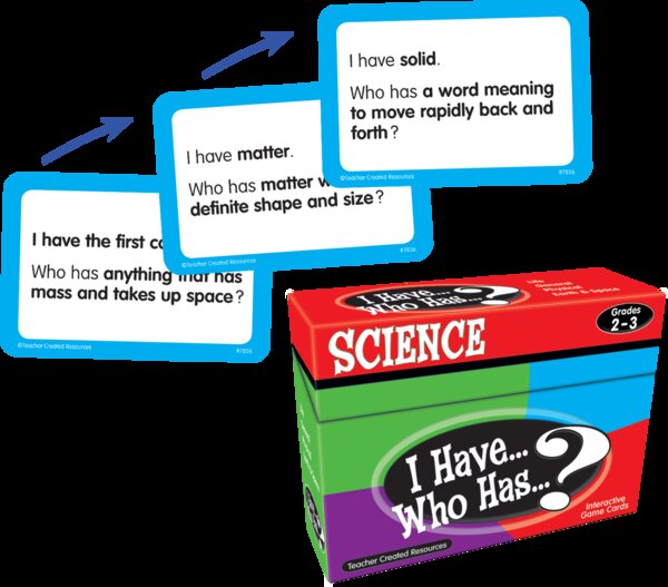 TCR7856 I Have, Who Has Science Game Grade 2-3 Image
