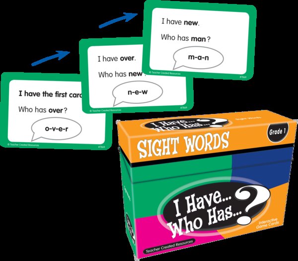 TCR7869 I Have, Who Has Sight Words Game Grade 1 Image