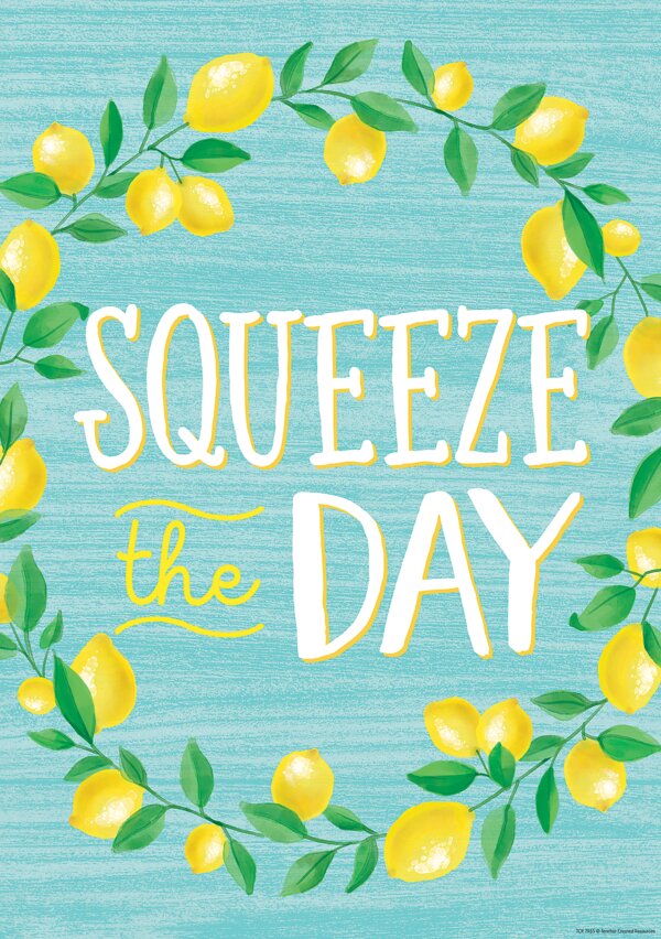 TCR7955 Squeeze the Day Positive Poster Image