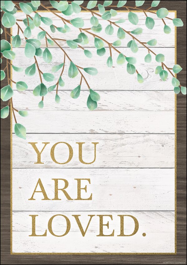 TCR7976 You Are Loved Positive Poster Image