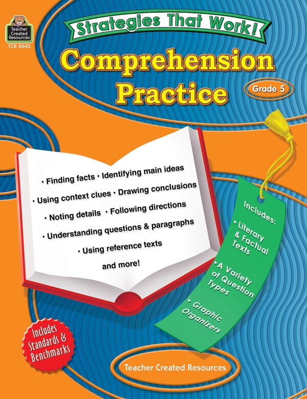 TCR8045 Strategies that Work: Comprehension Practice, Grade 5 Image