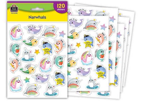 TCR8198 Narwhals Stickers Image