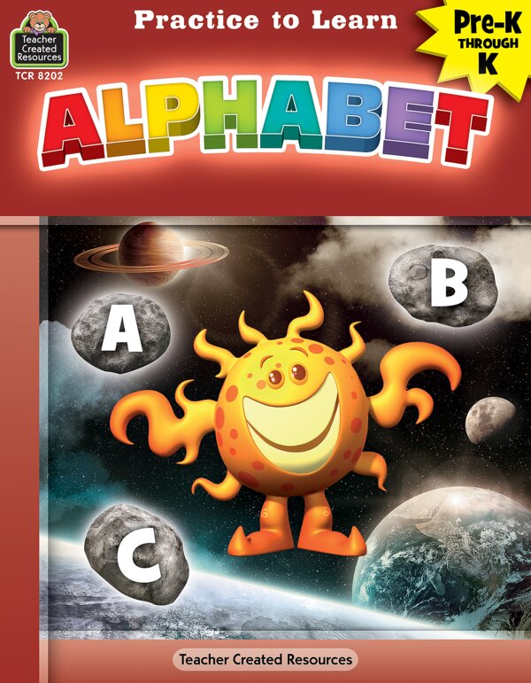 TCR8202 Practice to Learn: Alphabet Grade PreK-K Image