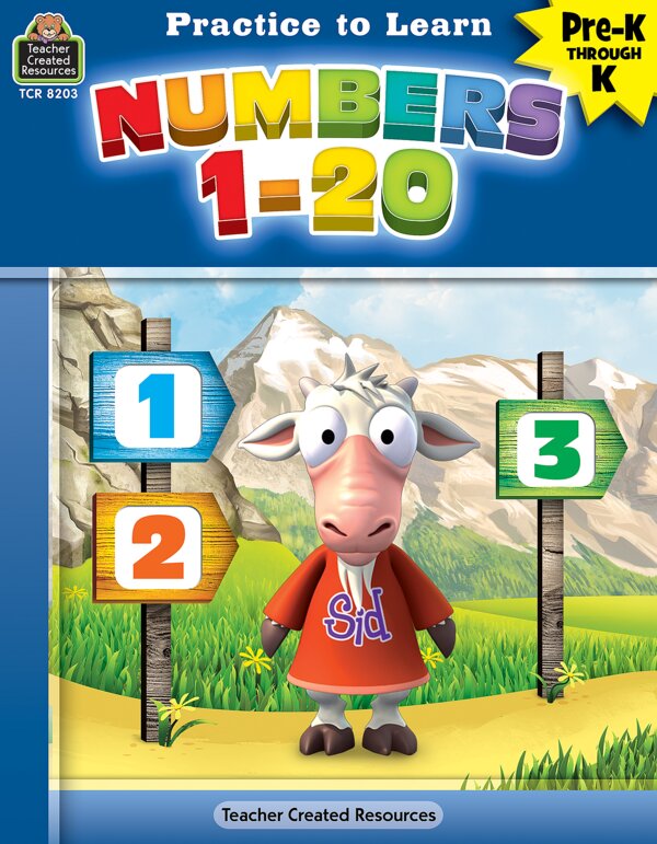 TCR8203 Practice to Learn: Numbers 1-20 Grades PreK-K Image