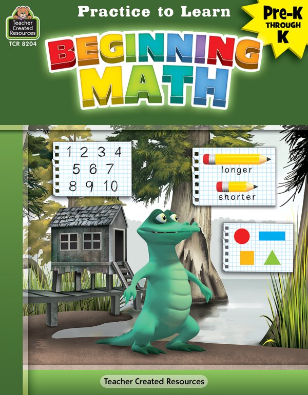 TCR8204 Practice to Learn: Beginning Math Grades PreK-K Image