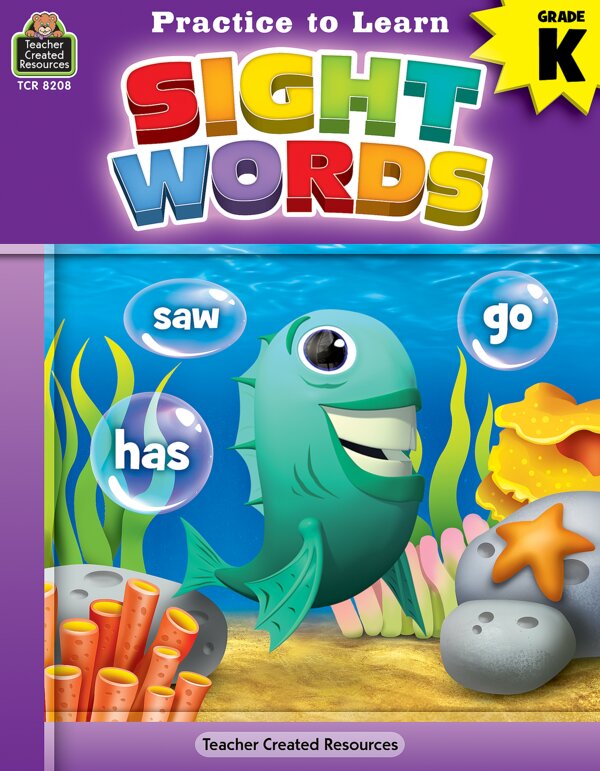 TCR8208 Practice to Learn: Sight Words Grade K Image